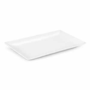 Assiette Rectangulaire Blanche